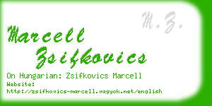 marcell zsifkovics business card